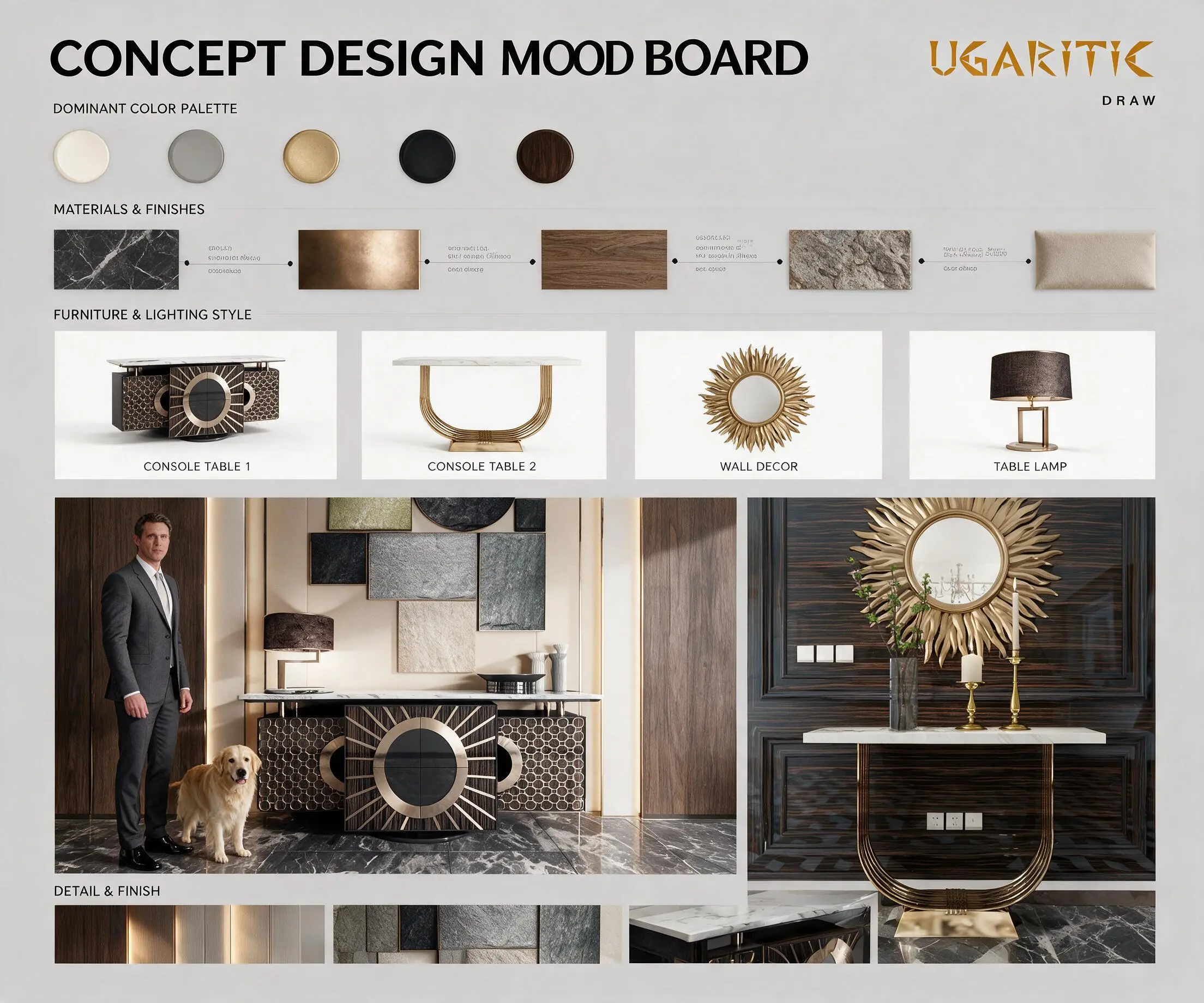Console and Buffet-53-52